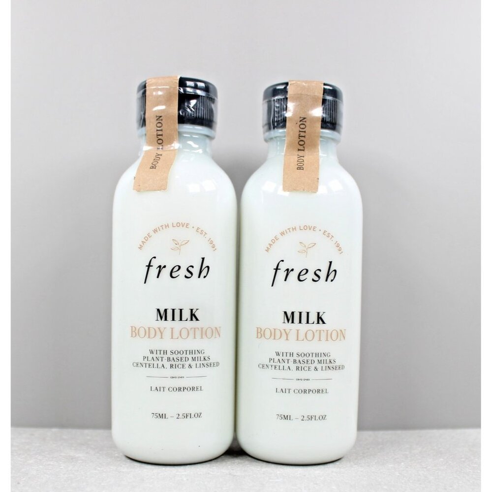LOT of 2 - Fresh Milk Body Lotion 75ml each NEW & SEALED - Read Details